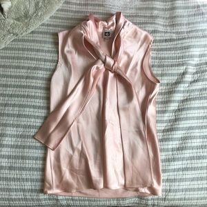 Sleeveless Satin Top